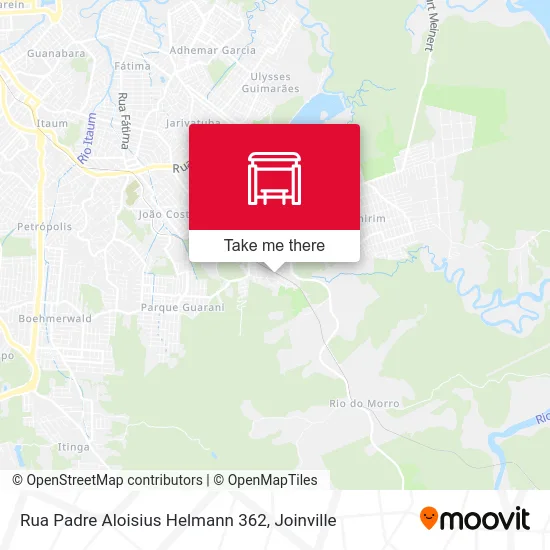 Rua Padre Aloisius Helmann 362 map