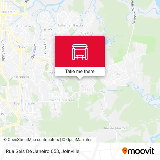 Rua Seis De Janeiro 653 map