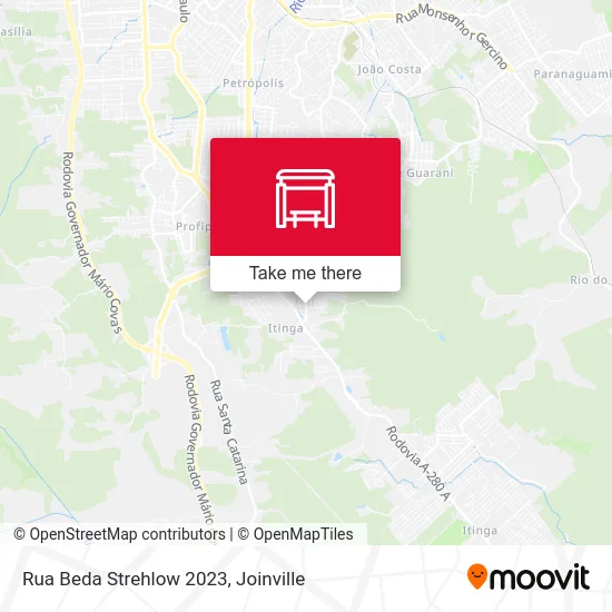 Rua Beda Strehlow 2023 map