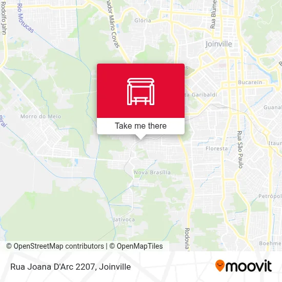 Rua Joana D'Arc 2207 map