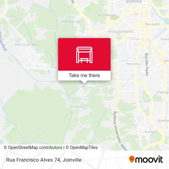 Rua Francisco Alves 74 map
