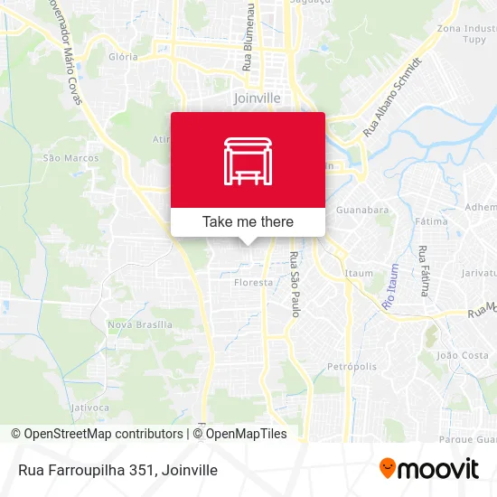 Rua Farroupilha 351 map