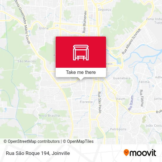 Rua São Roque 194 map