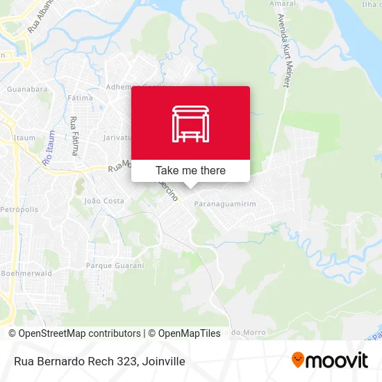Rua Bernardo Rech 323 map