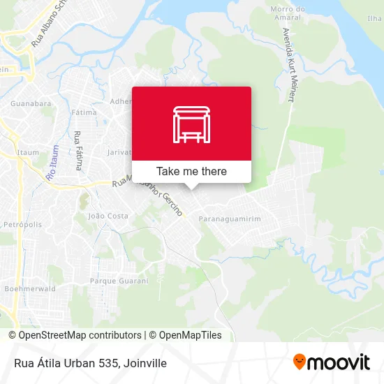 Rua Átila Urban 535 map