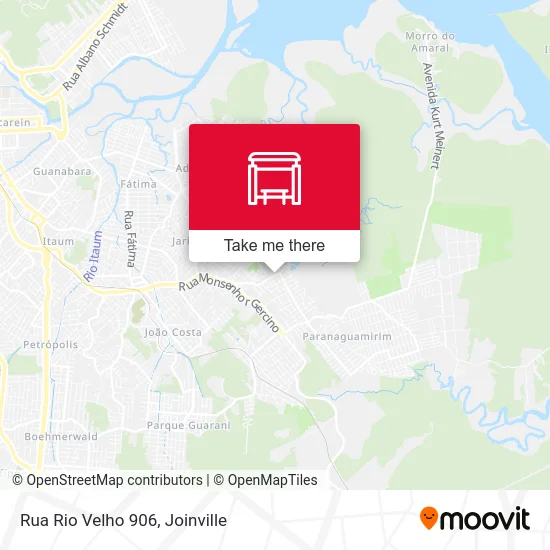 Rua Rio Velho 906 map