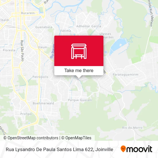 Rua Lysandro De Paula Santos Lima 622 map