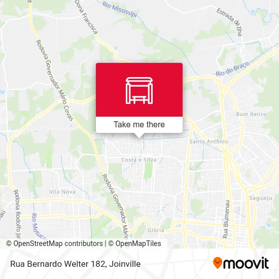 Rua Bernardo Welter 182 map
