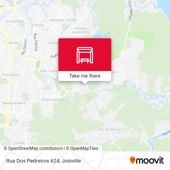 Rua Dos Pedreiros 624 map