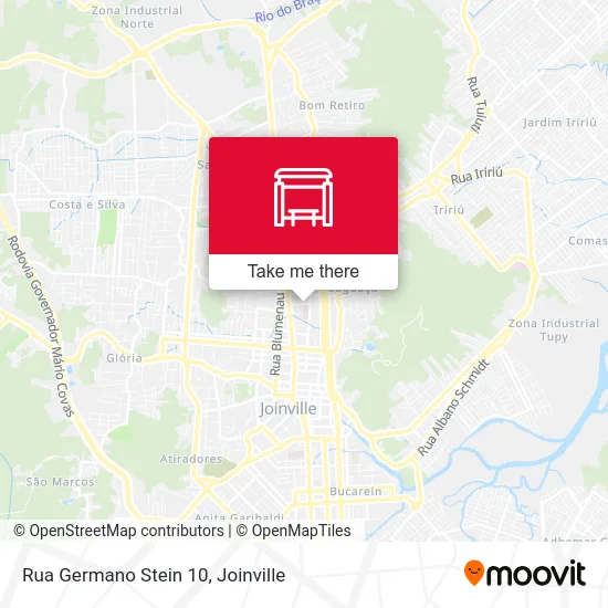 Rua Germano Stein 10 map