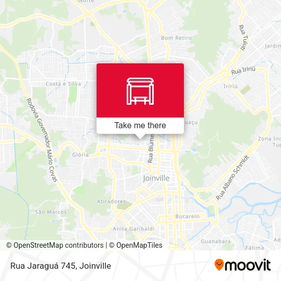 Rua Jaraguá 745 map