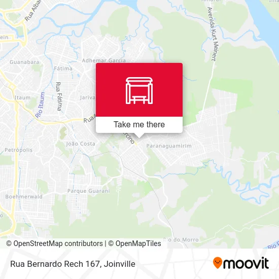Rua Bernardo Rech 167 map