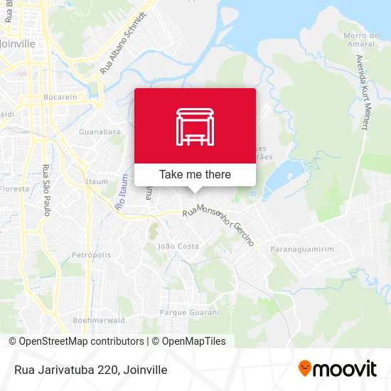 Rua Jarivatuba 220 map