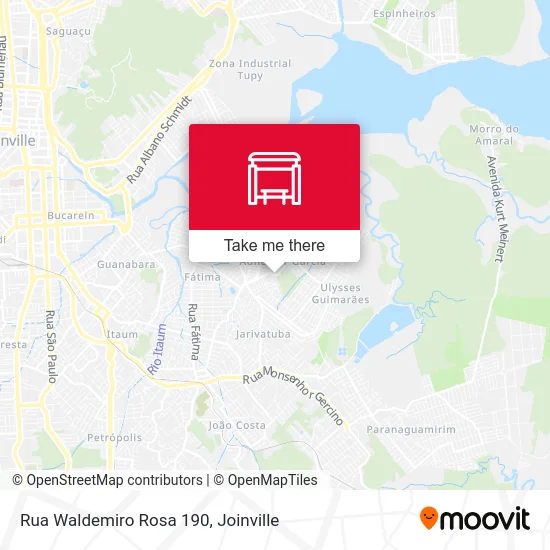 Rua Waldemiro Rosa 190 map