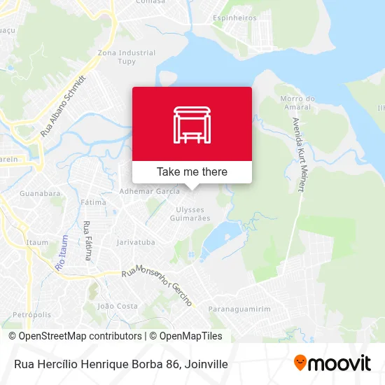 Rua Hercílio Henrique Borba 86 map