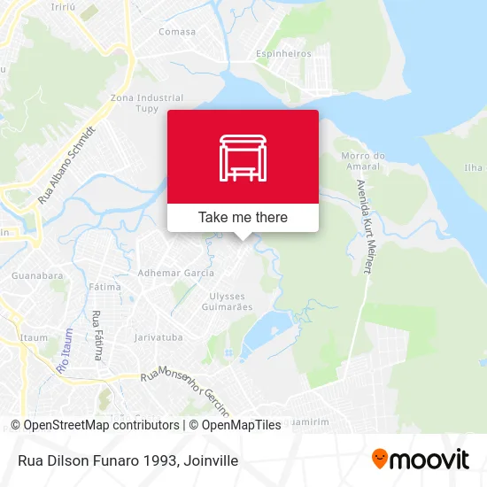 Rua Dilson Funaro 1993 map