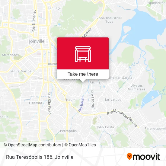 Rua Teresópolis 186 map