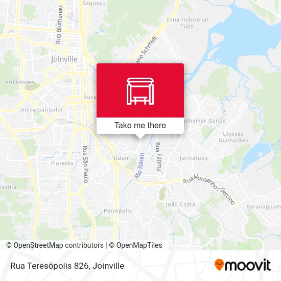 Rua Teresópolis 826 map