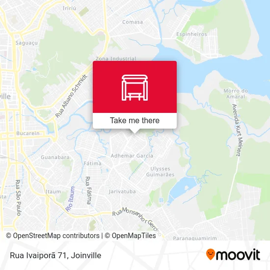 Rua Ivaiporã 71 map