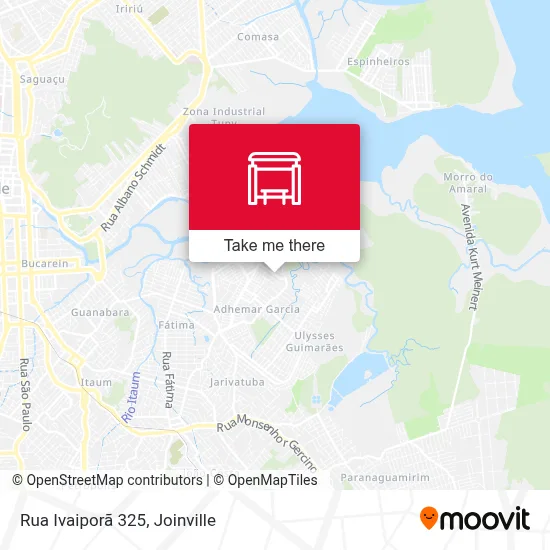 Rua Ivaiporã 325 map