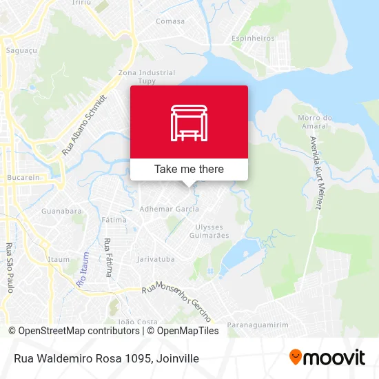 Rua Waldemiro Rosa 1095 map