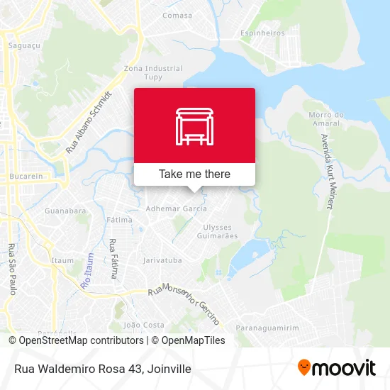 Rua Waldemiro Rosa 43 map