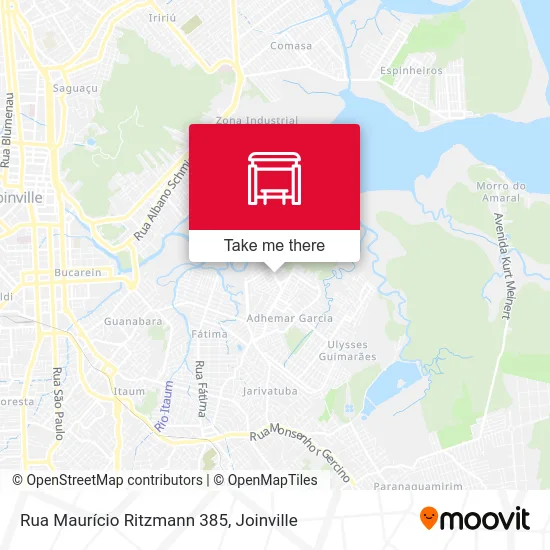 Rua Maurício Ritzmann 385 map