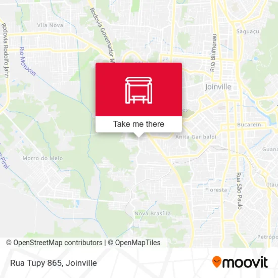 Rua Tupy 865 map