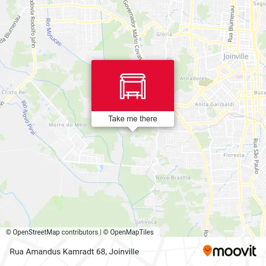 Rua Amandus Kamradt 68 map