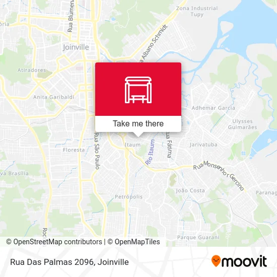 Rua Das Palmas 2096 map