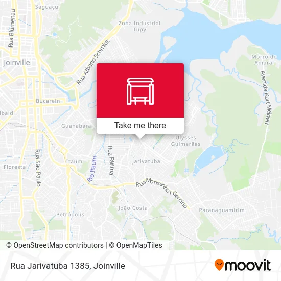 Rua Jarivatuba 1385 map