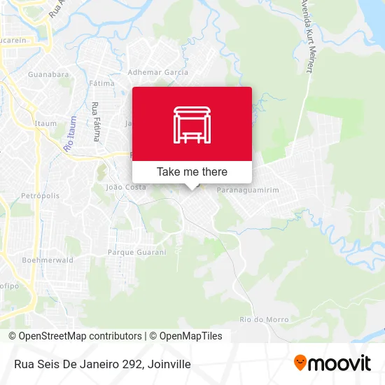 Rua Seis De Janeiro 292 map