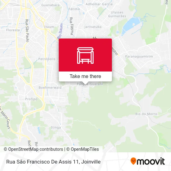 Rua São Francisco De Assis 11 map