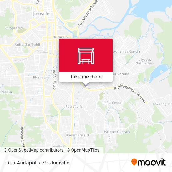 Rua Anitápolis 79 map