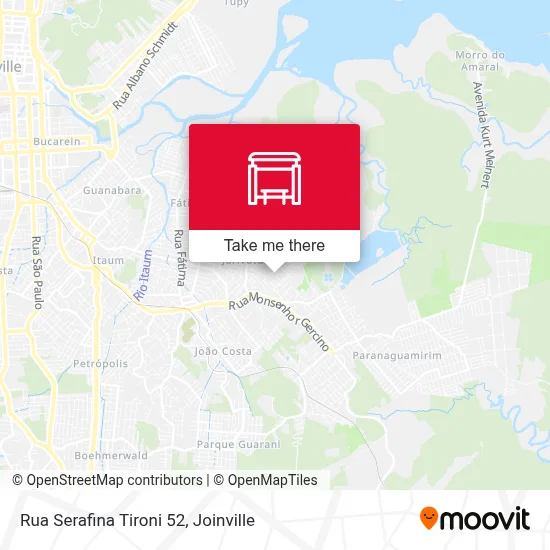 Rua Serafina Tironi 52 map