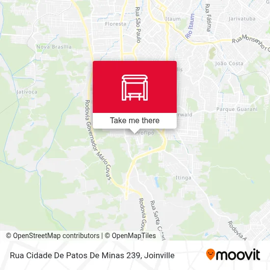 Rua Cidade De Patos De Minas 239 map