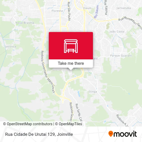 Rua Cidade De Urutaí 129 map