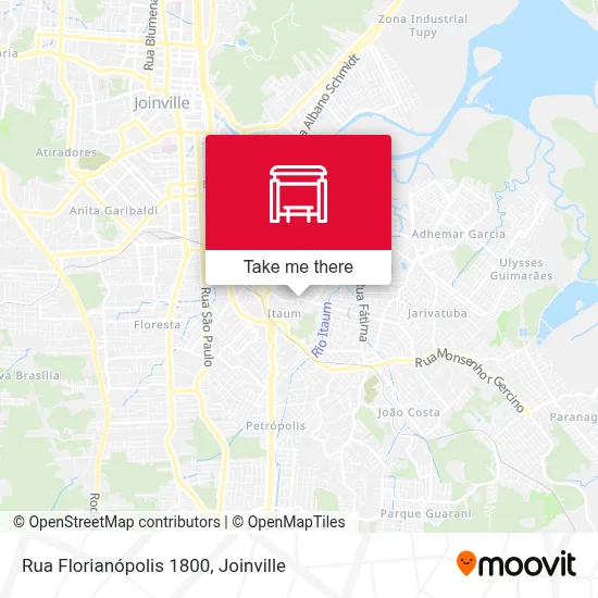 Rua Florianópolis 1800 map