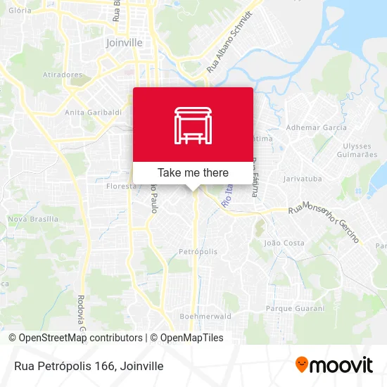 Rua Petrópolis 166 map