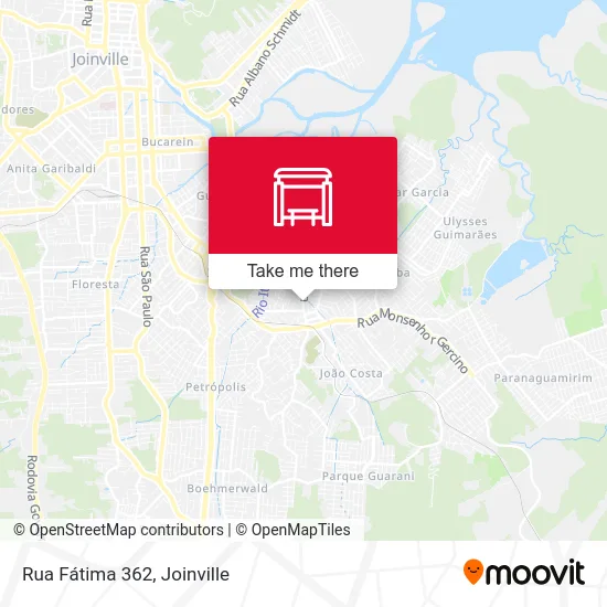 Rua Fátima 362 map