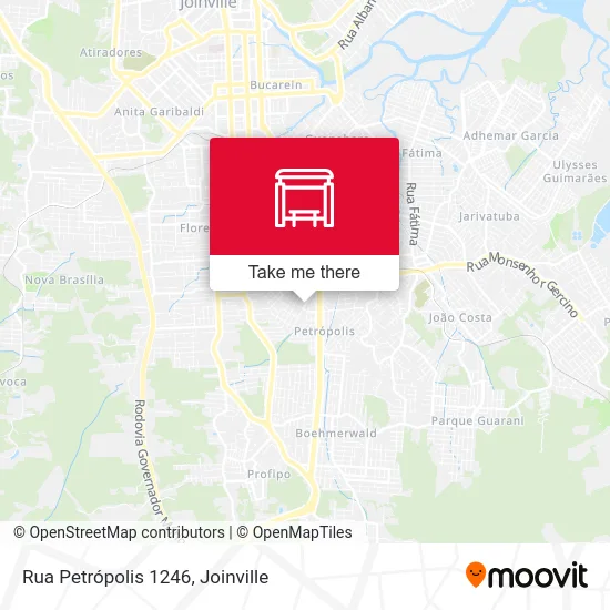 Rua Petrópolis 1246 map