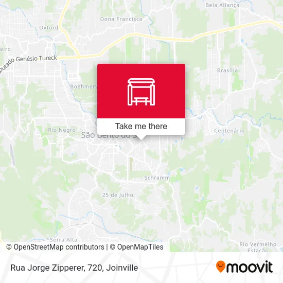 Rua Jorge Zipperer, 720 map