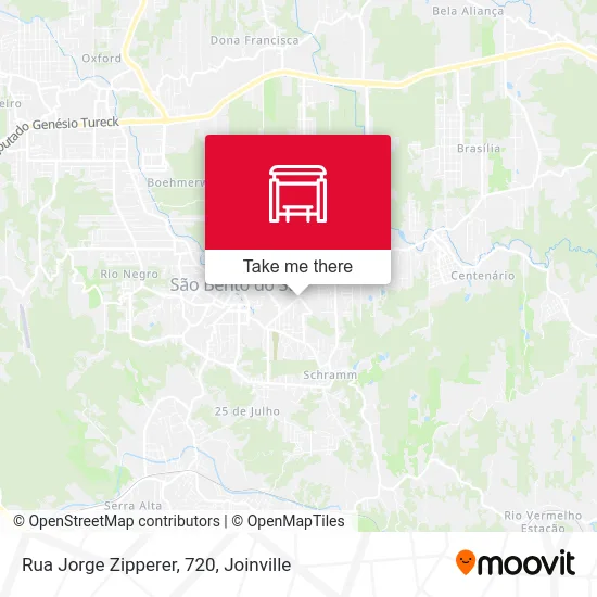 Rua Jorge Zipperer, 720 map