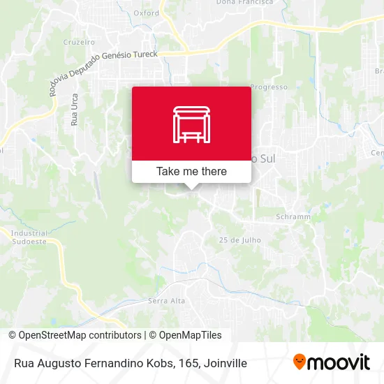 Rua Augusto Fernandino Kobs, 165 map