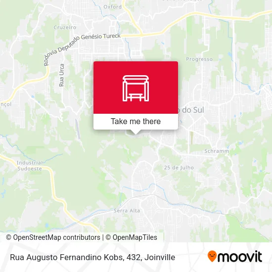 Rua Augusto Fernandino Kobs, 432 map