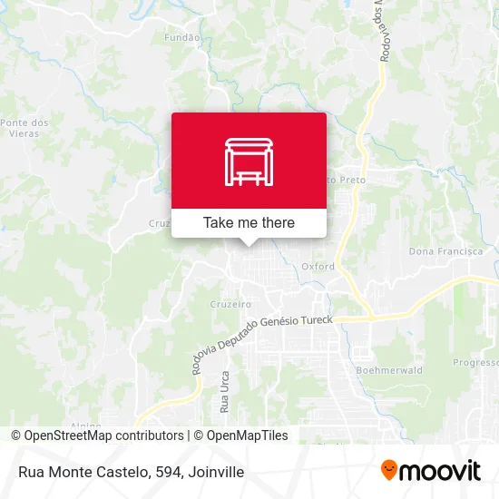 Rua Monte Castelo, 594 map