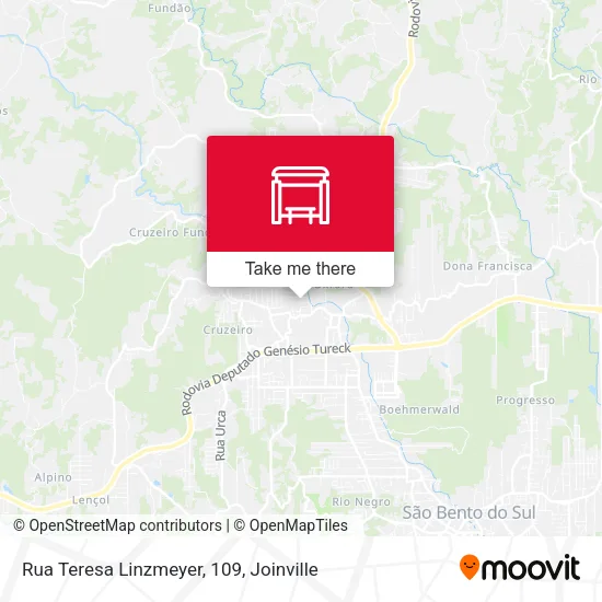 Rua Teresa Linzmeyer, 109 map