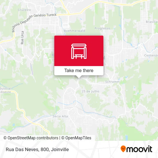 Rua Das Neves, 800 map