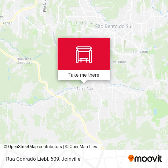 Rua Conrado Liebl, 609 map