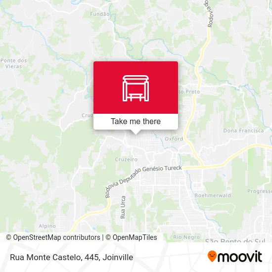 Rua Monte Castelo, 445 map